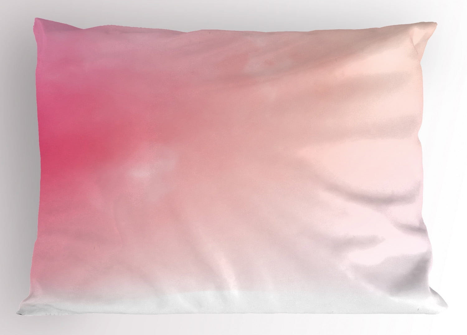 Peach Pillow Sham Blurred Background Changing Colors Ombre Inspired