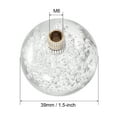 thumbnail image 2 of Unique Bargains Joystick Rocker Ball Top Handle Round Head Arcade Fighting Game DIY Parts Replacement Crystal White, 2 of 3