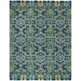 thumbnail image 2 of SAFAVIEH Blossom Abram Floral Mediallion Wool Fringed Area Rug, Navy/Green, 9' x 12', 2 of 7