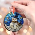 thumbnail image 4 of Snowman Ornament, Winter Holiday Decoration, Christmas Ornament, Festive Home Decor, Seasonal Gift Idea, Christmas gift idea, Keepsake, Xmas, Holiday Keepsake, Xmas Tree Hanging De, 4 of 5