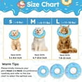 thumbnail image 2 of Cat Cone Collar Soft, Adjustable Donut Cat Recovery Collar for Wound Healing, Prevent Licking Wounds, 2 of 7
