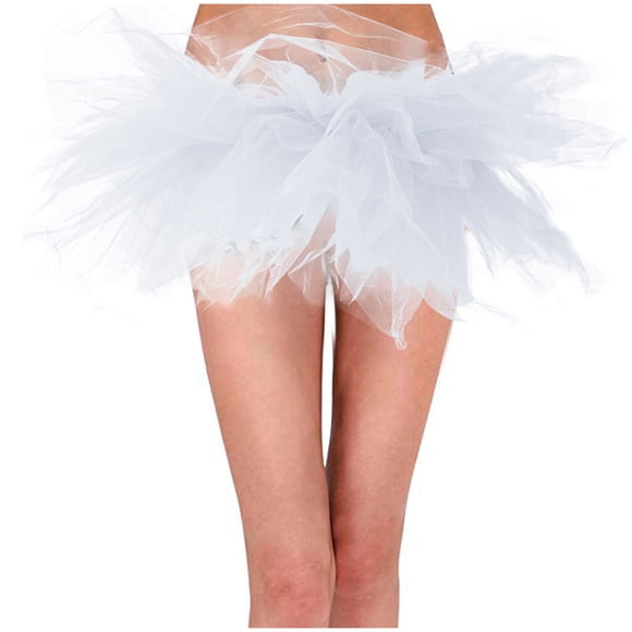Adult Tulle Skirt 6 Women Skirts Layered Tutu Mini Ball Mini Skirts for Women Gown Skirt Women Classic Plaid Mini Skirt Princess Fluffy Ballet Skirts