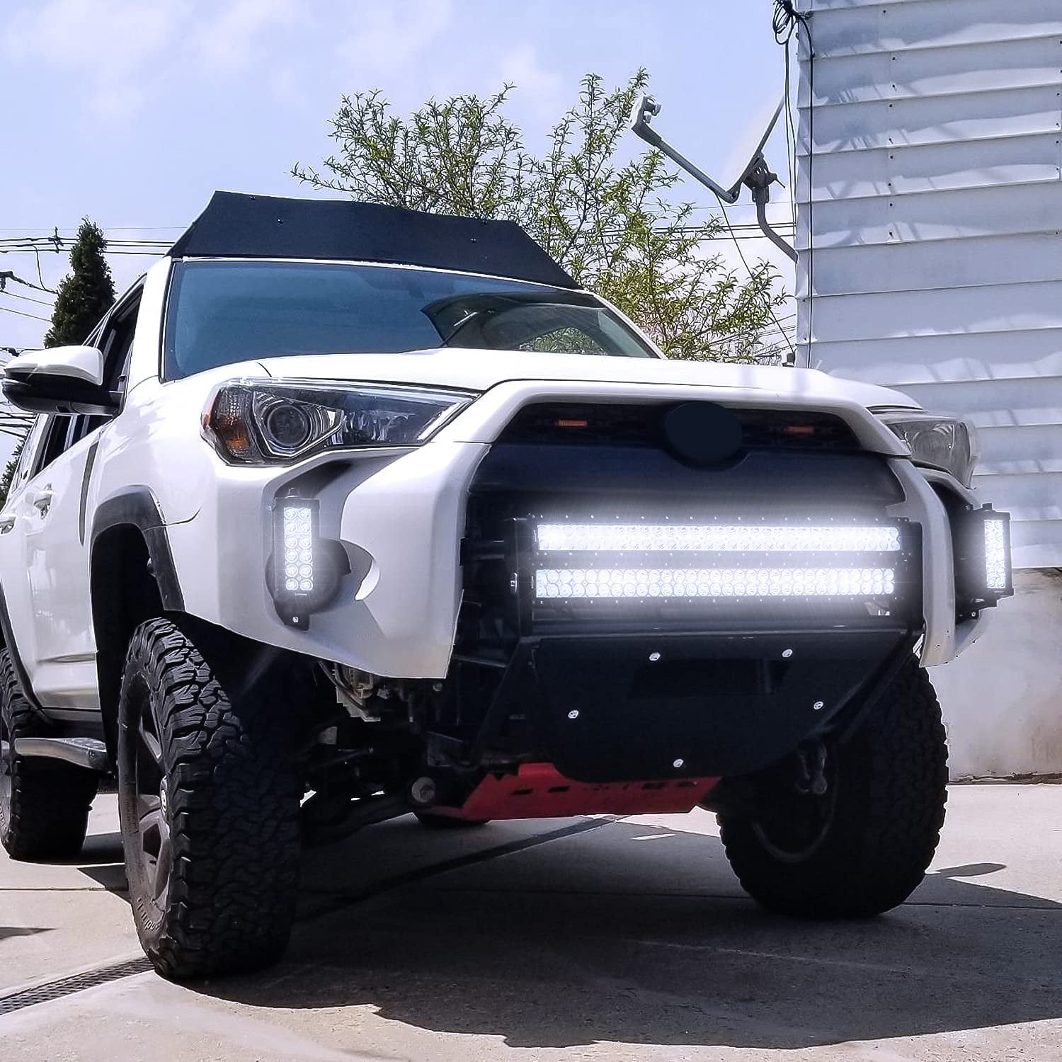Nilight LED Light Bar 32 Inch 180W 12600LM Spot Flood Combo Driving Lamp Roof Bumper Off Road Lights LED Work Light Pods for Van Camper Car Pickup ATV UTV SUV Truck Boat