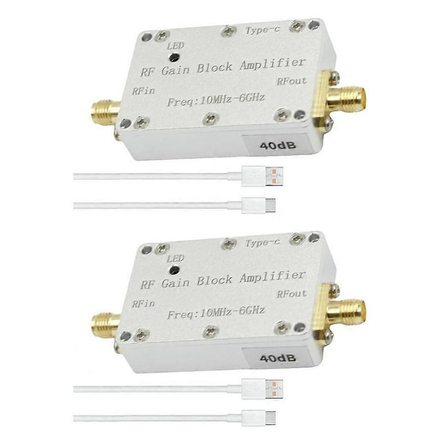 10M-6GHz RF Gain Amplifier RF Drive Signal Receiver 433M 915M, 40DB