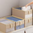 thumbnail image 4 of Caja de almacenamiento de tela no tejida, organizador para ventana de dormitorio, resistente a la ropa, caja grande para balcón, diseño plegable, 61 x 45 x 30 cm, para dormitorio.,Wsvlmg, 4 of 6