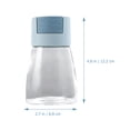 thumbnail image 4 of CIMAXIC Kitchen Seasoning Jars Blue Glass 2Pcs Press Type Dispensing, 4 of 6