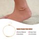 thumbnail image 4 of Jumpingount Tobillera ajustable resistente al desgaste pulseras de tobillo estilo INS accesorios de curva accesorio de moda cadenas de pie para Type1 NO1, 4 of 6