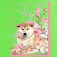 thumbnail image 3 of CafePress - Cherry Blossom Shiba Inu Light T Shirt - Light T-Shirt - CP, 3 of 4