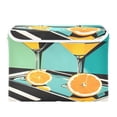 thumbnail image 7 of Yayeee Collapsible Cube Storage Bin with Lid Fabric Closet Decorative Basket with Handles, Orange Glasses, 7 of 7