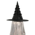 thumbnail image 4 of Party Hat, Event & Party, Dienrx Elphaba's Hat Youth Size Black Witch Hat Hat Wide Brim Top Hat Cosplay Costume Accessories Halloween Women Men Large, 4 of 9