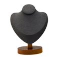 thumbnail image 2 of Soporte de exhibición de collares, soporte de busto de joyería para decoración de tiendas, hogar, dormitorio Gris oscuro, 2 of 8