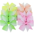 thumbnail image 6 of MUCHENGGIFT 120PCS 3inch Grosgrain Ribbon Polka Dot Pinwheel Hair Bows Boutique Rainbow Bows Alligator Clips For Girls Toddlers Teens(60Colorsx2), 6 of 14
