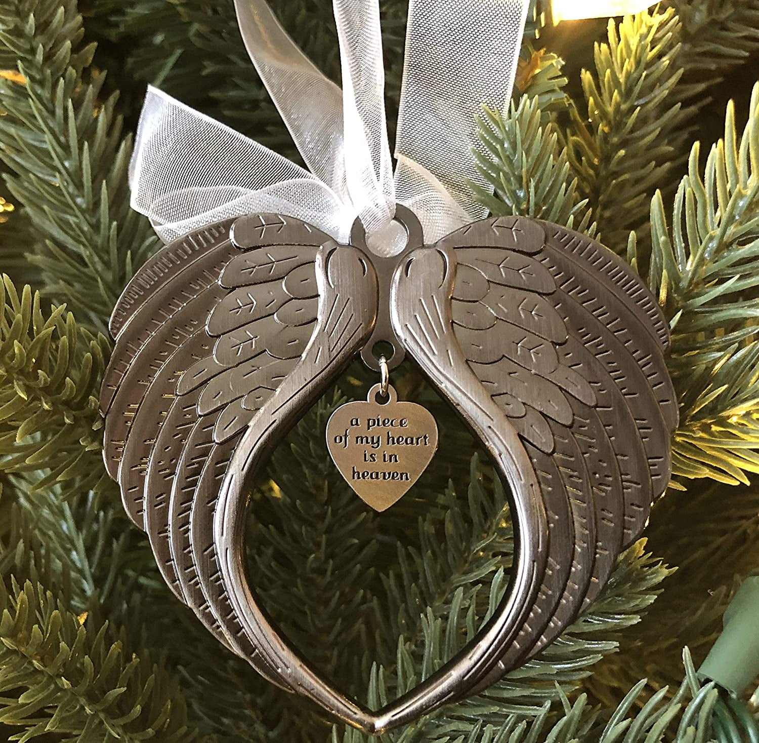 Horse Memorial Angel Wings Ornament 
