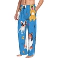 thumbnail image 2 of Fotbe Men'S Cute Dogsclassic Pajama Pants With Elastic Waist And Drawstring Pockets，Pajama Pants Mens Lounge Pants Super Soft, 2 of 9