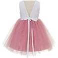 thumbnail image 2 of V-Back Backless Lace Baby Flower Girl Dress Holy Baptism Gown 206R2, 2 of 3