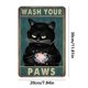 thumbnail image 5 of Placa Metal Vintage Gato Rectangular Pintura Hierro Arte La Pared Del 20x30 Cm, 5 of 9
