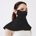 thumbnail image 2 of YUEHUA UPF 50+ UV Sun Protection Ice Silk Face Mask – Cooling Breathable Neck Cover for Golf, Fishing, Hiking for Women, 2 of 3
