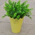 thumbnail image 2 of Flower pot Plastic Hollow Flower Holder Crown Lace Pierced Flower Vase Storage, 2 of 9