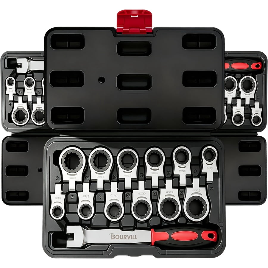 3/8 in Drive Socket Wrench Set SAE 20 Pieces 3/8 in to 7/8 in