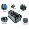 thumbnail image 4 of LK’s Collapsible Trunk Organizer Multipurpose Cargo Storage Organizer for Car, SUV or Minivan Foldable Heavy Duty Durable with 12 Interior Pockets as well as Cargo Straps in Gray, 4 of 4