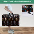 thumbnail image 3 of Bolsa móvil de almacenamiento tejida bolsa de almacenamiento impermeable de piel de serpiente, 3 of 5