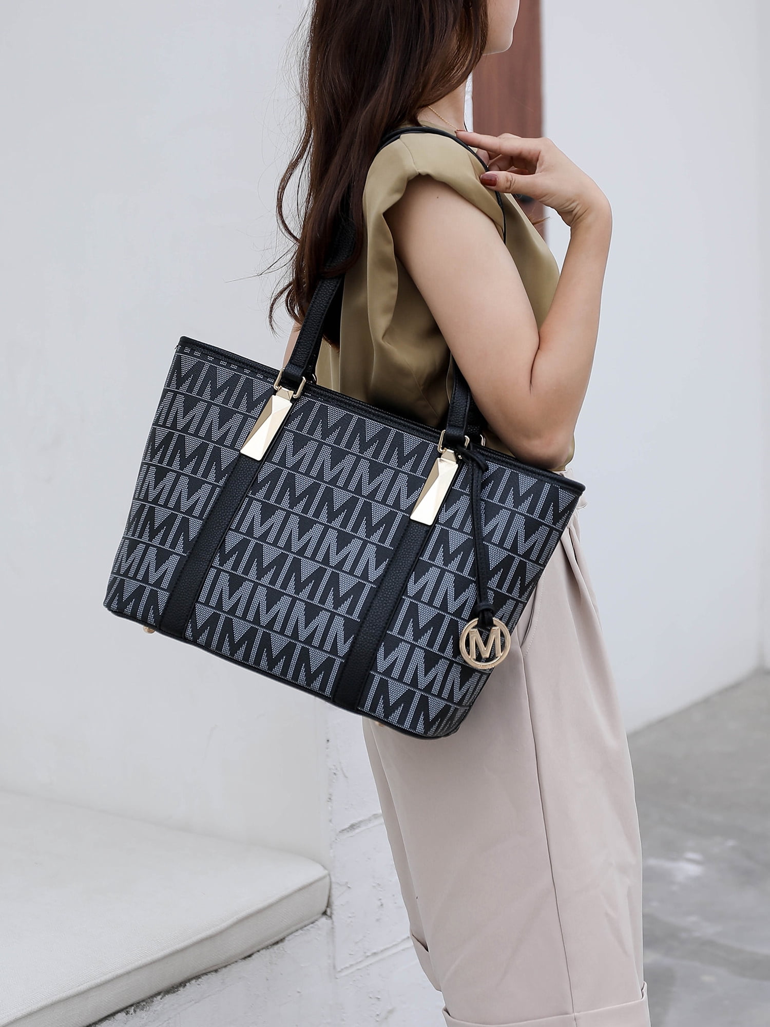 MKF Collection Marimar M Signature Tote Handbag by Mia K., 4-Piece Set