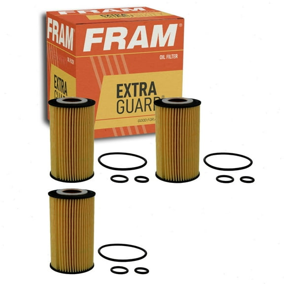 3 pc FRAM CH11277 Extra Guard Engine Oil Filters for 1042 11 42 7 510 717 92698 HF8318 LF481 PF2249G Oil Change Lubricant Filters
