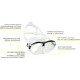 thumbnail image 2 of cressi matrix mask and dry snorkel combo (clear), 2 of 4