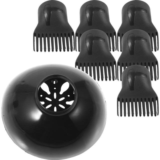 OUNONA 1Set Universal Black Blow Dryer Comb Attachment for Home Use Fast Drying and Easy Styling