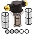 thumbnail image 5 of Trädgårdsslangfilter, 3/4 Trädgårdsslang Sedimentfilter med 100 Mesh-skärm med 2 O-ringar och 3 filter för utomhusbruk【】, 5 of 5