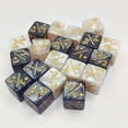 thumbnail image 3 of 48 Pieces Plus or Minus Dice, 16mm Square Angle, Pearl Texture , Marble Texture , Arithmetic Dice, Mathematical Plus or Minus Dice, for Game Entertainment, 3 of 6