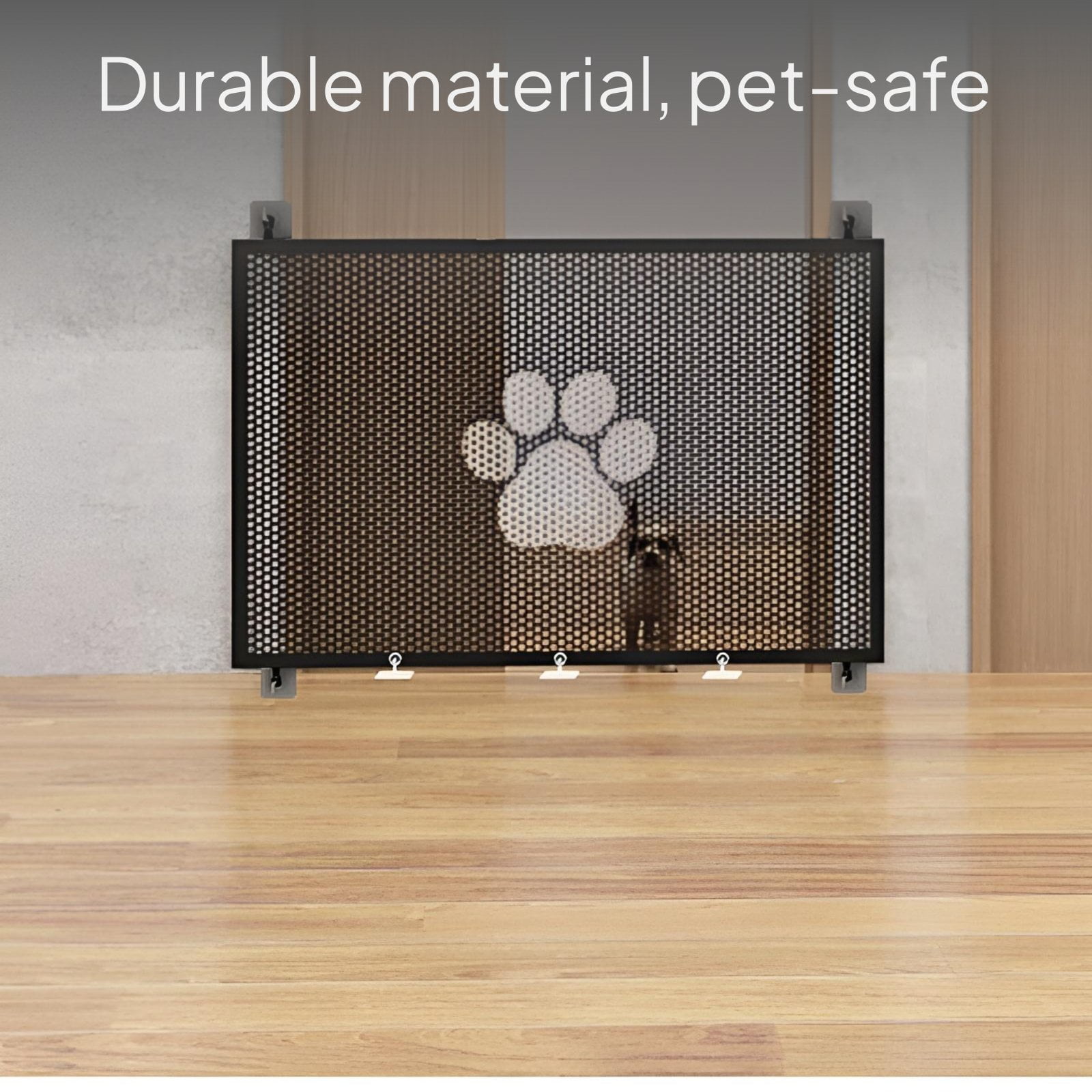 Tnarru Pet Gate Indoor Cat Barrier Dog Fence No-Drill Panel 180x78cm