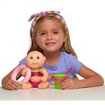 thumbnail image 3 of Cabbage Patch Kids Beach Time Tiny Newborn With Pink Toy Floatie, Pail And Shovel, Watermelon Swimsuit 9" Doll, 3 of 5