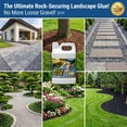 thumbnail image 7 of 1 Gallon Heavy-Duty Landscaping Adhesive, Fast-Drying High-Strength All-Weather Construction Glue, Indoor Outdoor Bonding For Concrete, Gravel, Mulch, Timber, Rocks, Sand & Marl, Perfect For Garden P, 7 of 7