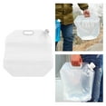 thumbnail image 4 of Sac Conteneur d'Eau Pliable 15L Sac Transparent PVC Réutilisable Congelable pour Urgence Camping Extérieur, 4 of 7