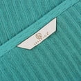thumbnail image 4 of Superior Soho Ribbed Cotton Absorbent Hand Towel Set of 4, Turquoise, 4 of 9