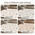 thumbnail image 7 of ODIKA 6'x9' Ivory Pebble Modern Geometric Abstract Washable Area Rug Contemporary Scattered Shapes Minimalist Neutral for Queen Size Bedroom, Under Bed, Master Suite, Easy Care, Non-Shedding, 7 of 7