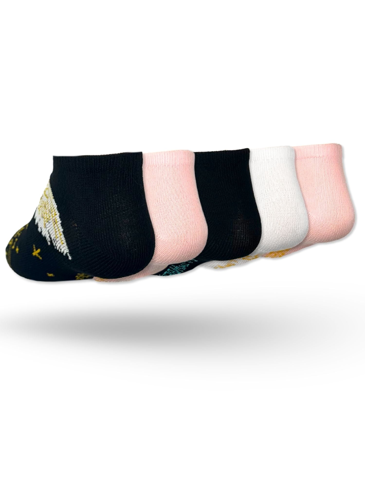 Harry Potter Girls No-Show Socks, 5-Pack, Sizes S/M-M/L