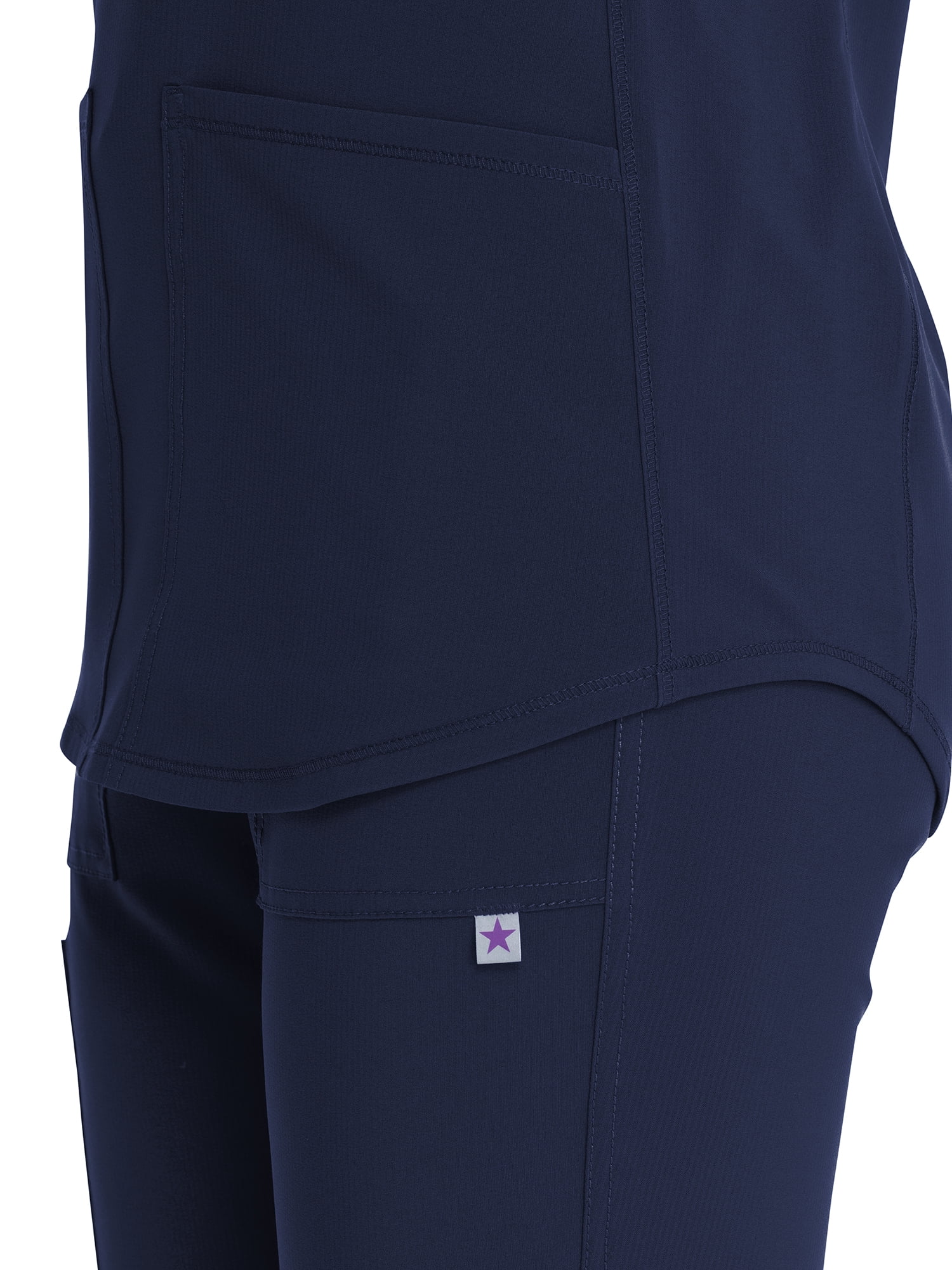 Scrubstar Women's Supreme Stretch Antimicrobial V-Neck Placket Scrub Top WM01T902