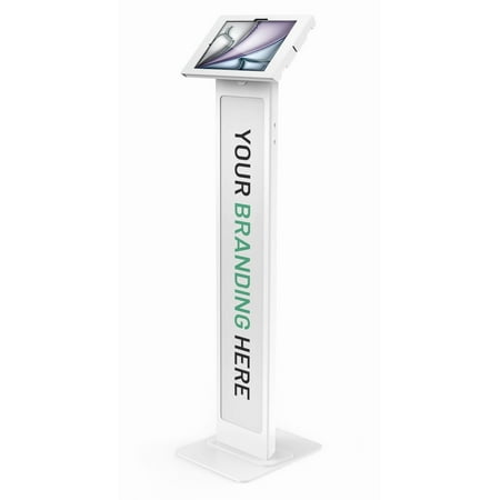 iPad Air M2 & M3 11 Apex Enclosure Brandable Floor Stand - White