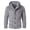 Gray, variant on Men's Fleece Plush Loungewear Sets Bottoms Botton up Casual Jogging Gym Suit Jacket Black XL