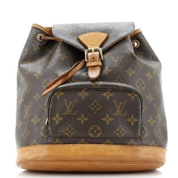 Pre-Owned Vintage Montsouris Backpack Monogram Canvas MM By Rebag