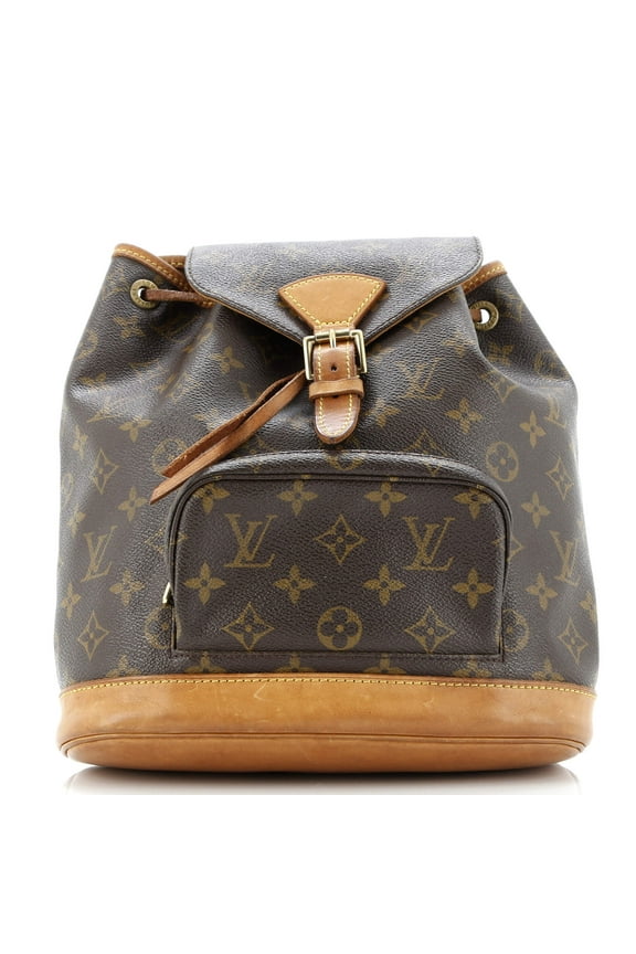 Pre-Owned Vintage Montsouris Backpack Monogram Canvas MM By Rebag