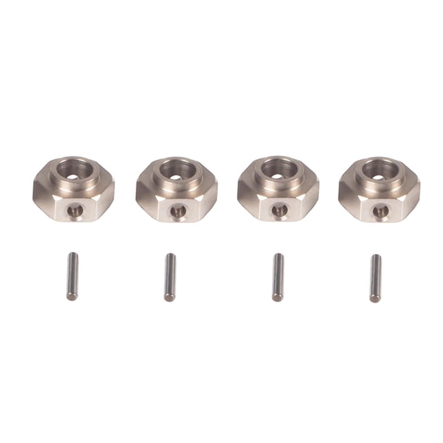 Adaptador de acoplador Hexagonal de 12mm, extensión de piezas de repuesto, para engranaje de salida, eje corto, oruga, rueda , eje de