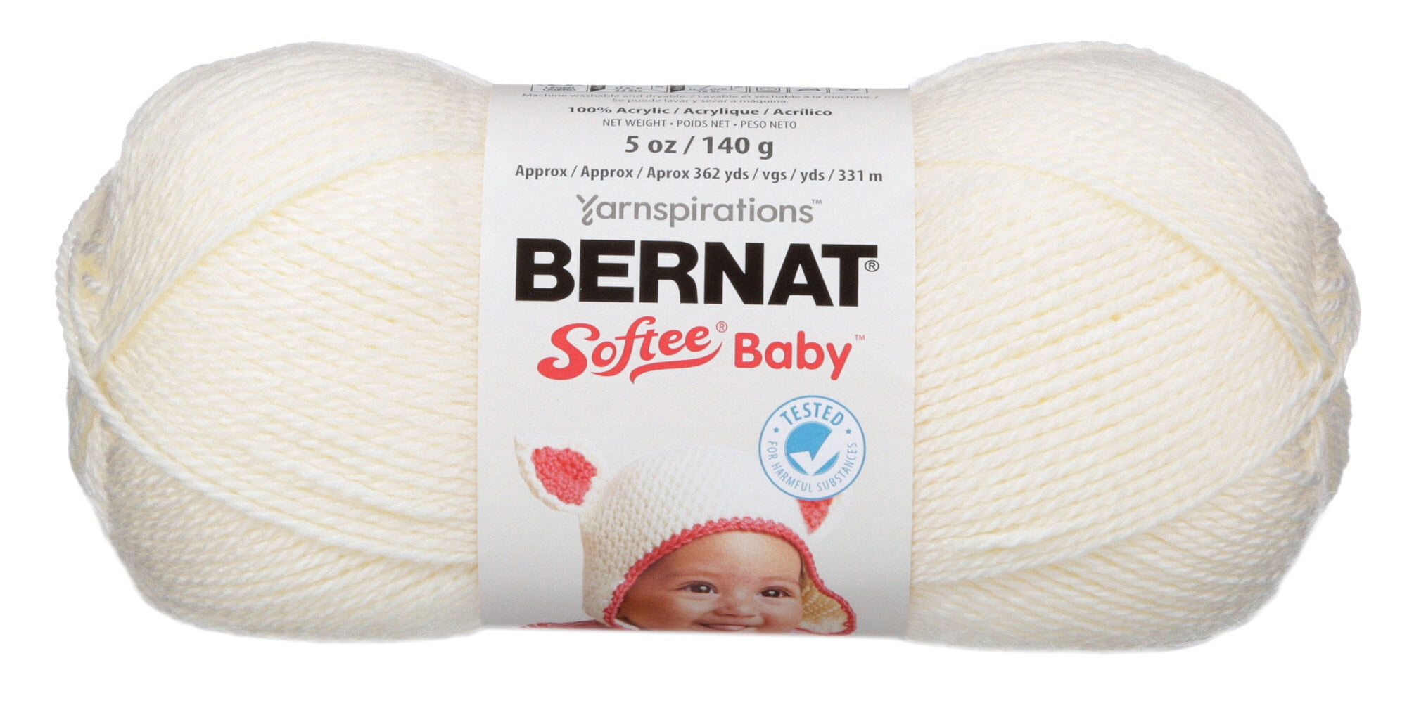 Bernat® Softee® Baby™ Yarn, Acrylic #3 DK, 5oz/140g