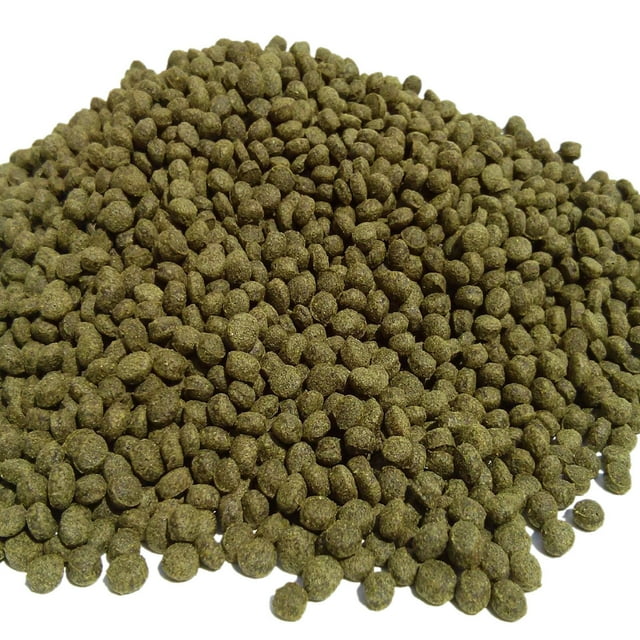 8mm-5/16 Floating Intense Color Koi, Pond & Large Tropical Fish Pellets…5-lbs