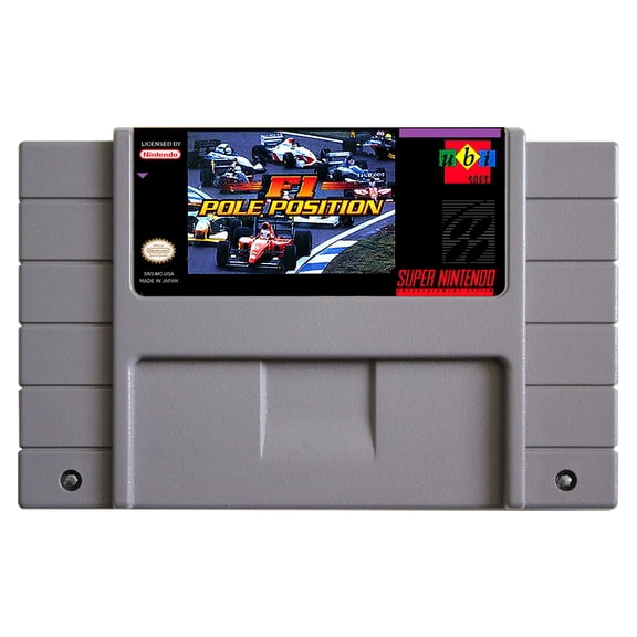SNES Games Cartridge F1 Pole Position