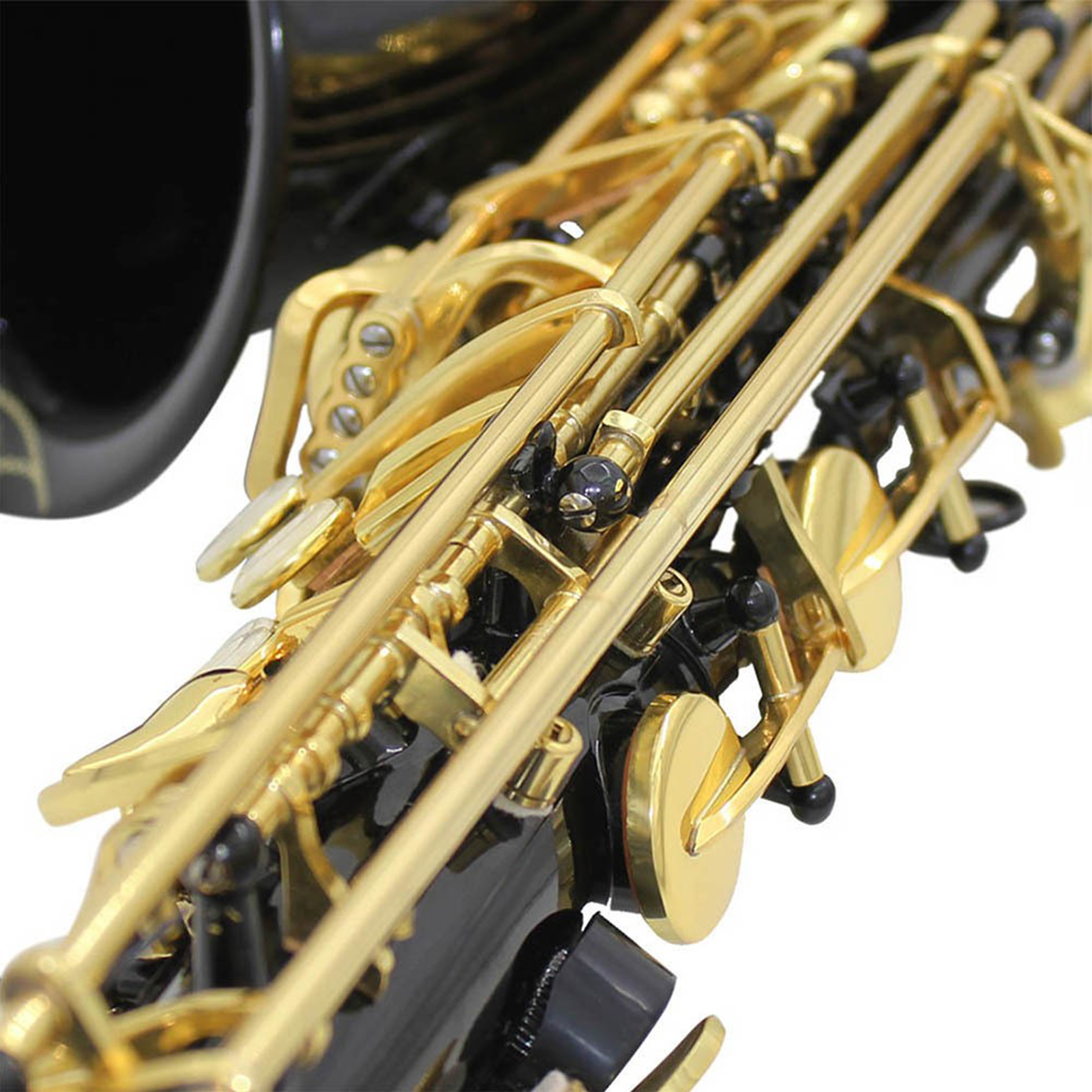 Golden Alto Saxophone | Good Sound Quality Brass Engraved Alto Sax | Wind & Woodwinds Saxophones with Adjustable Strap and Case