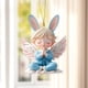 thumbnail image 3 of Colgante acrílico de Pascua para coche | Adorno colgante ligero con alas | Amuleto acrílico transparente duradero para interior de vehículo | Regalo multiusos de Pascua | Accesorio decorativo para, 3 of 4