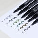 thumbnail image 5 of 2uds Tela Marcadores Permanente Tinte Pintura Textil Marcador Bolígrafos Fina Punta para Bricolaje Ropa Zapatos, Negro, 5 of 7